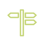 Icon Wegweiser